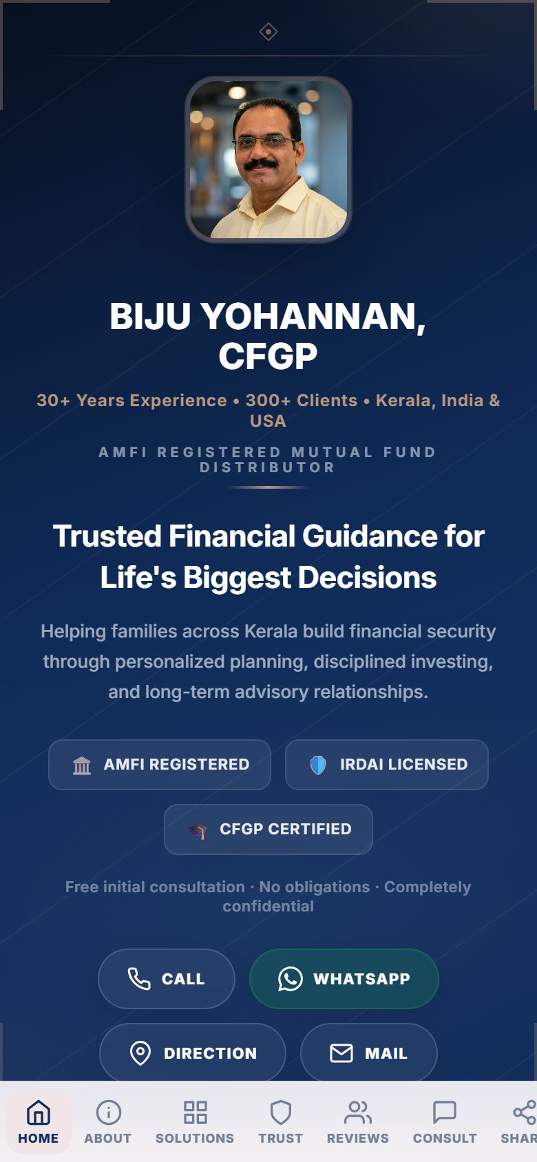 Biju Yohannan digital card